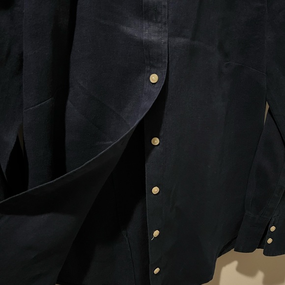 Navy blue button down shirt - Picture 6 of 7